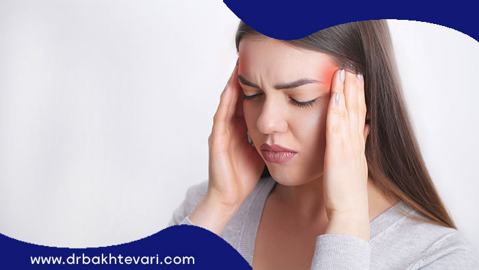 نشانه های سردرد میگرنی درد در اطراف سر است