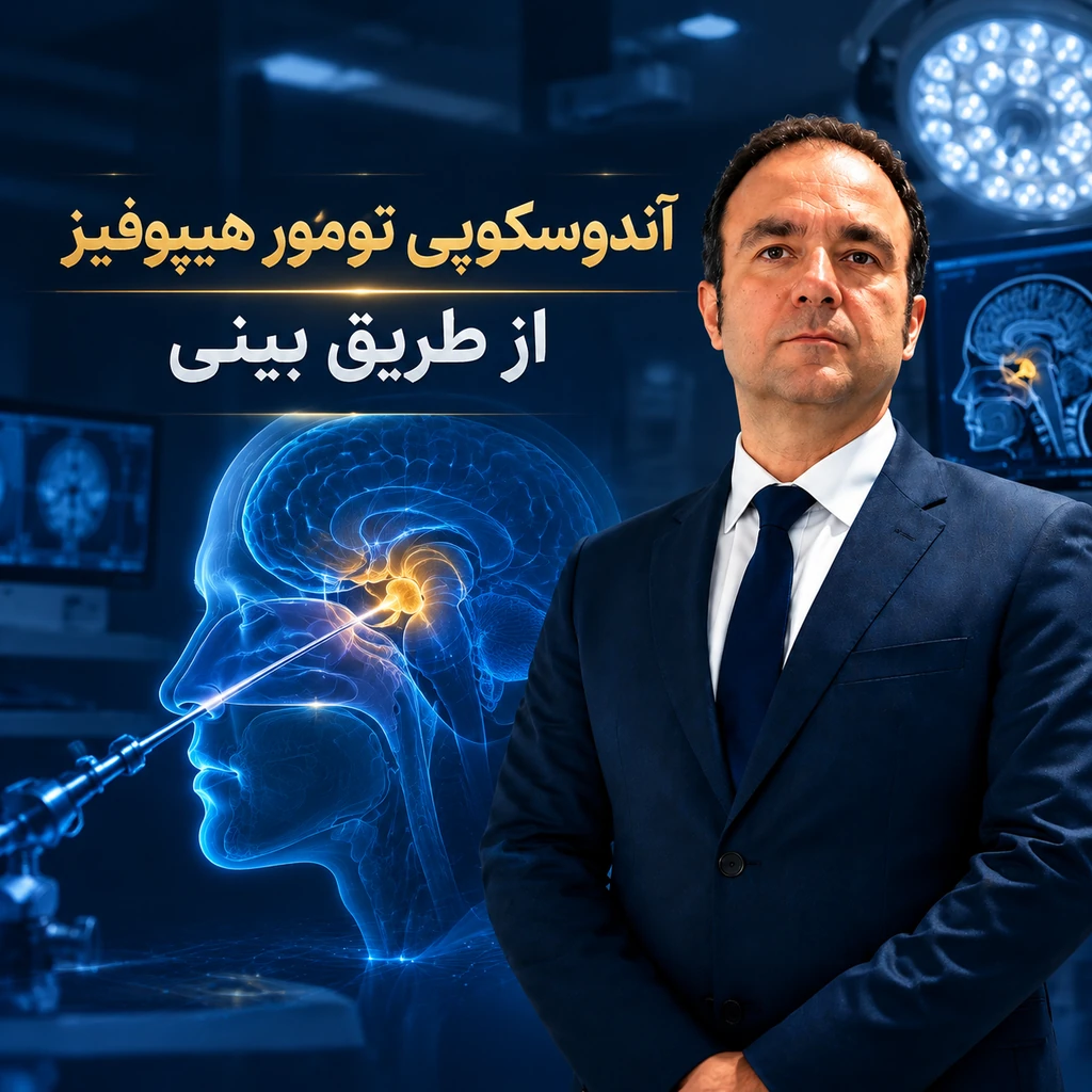 آندوسکوپی تومور هیپوفیز از طریق بینی؛ مراحل، مزایا و مراقبت‌ها
